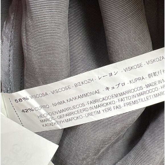 Zara Glen Women Long One Button Open Duster Cardigan Gray Size Small NWT - Picture 11 of 11